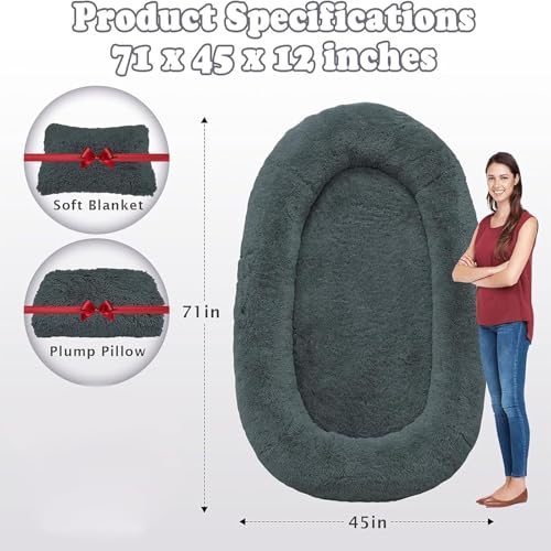 Foldable Foam Pet Bed & Blanket