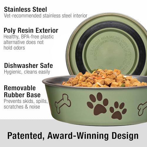 Nonslip Stainless Steel Pet Bowl