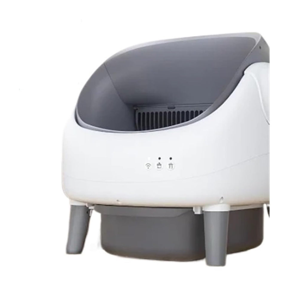 Open-Top Self-Cleaning Litter Box