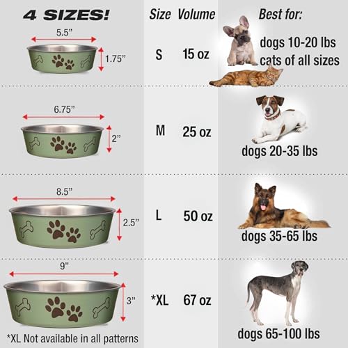 Nonslip Stainless Steel Pet Bowl