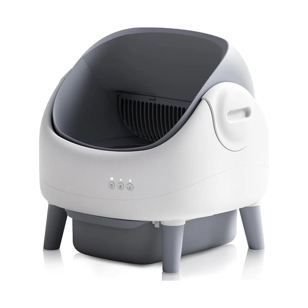Open-Top Self-Cleaning Litter Box