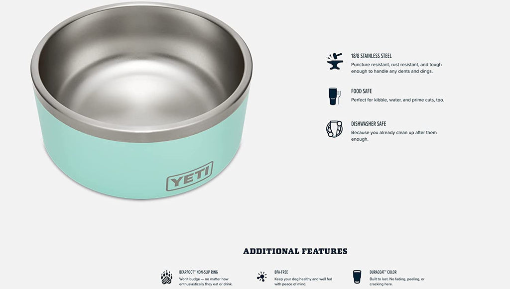 64 oz Stainless Steel Dog Bowl