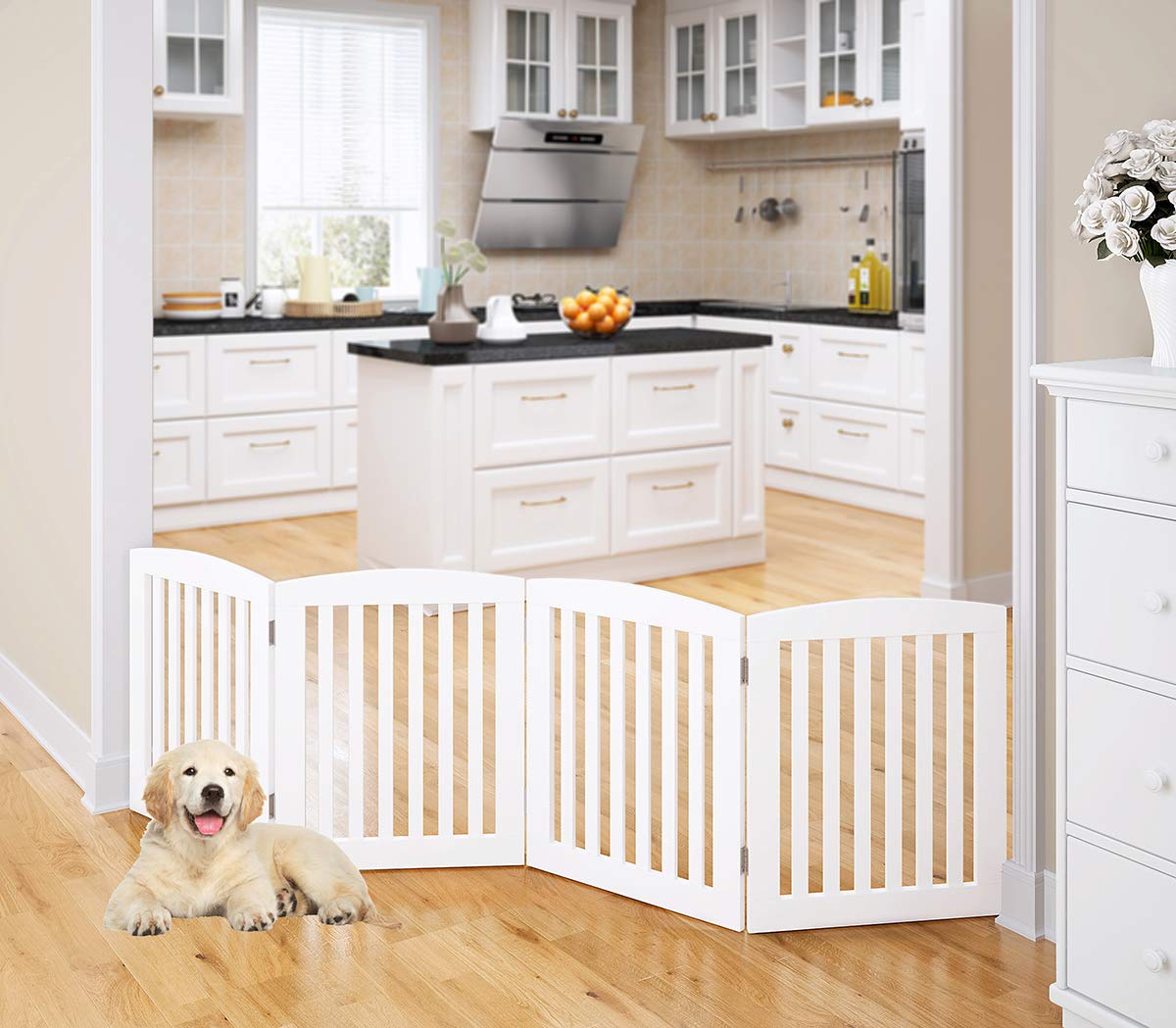 Convertible Wooden Pet Gate