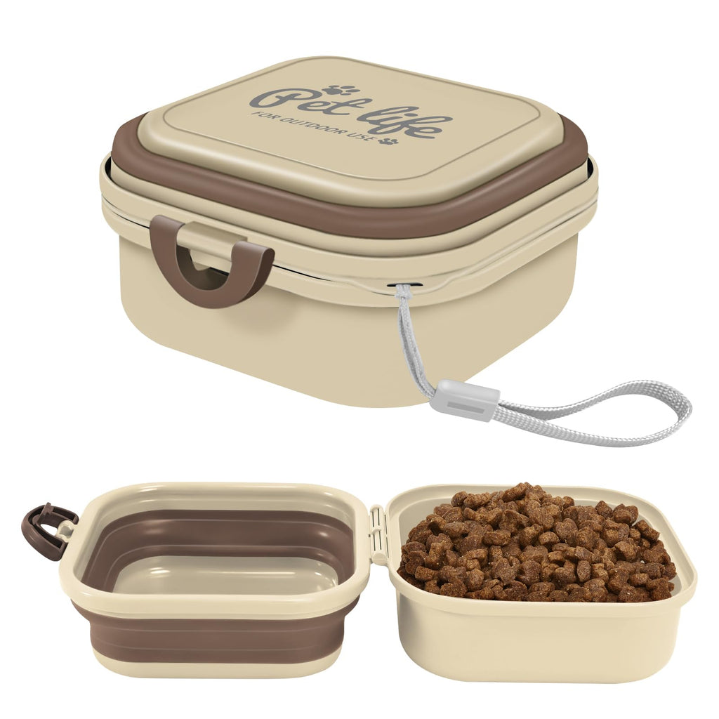 Collapsible Food & Water Travel Bowl