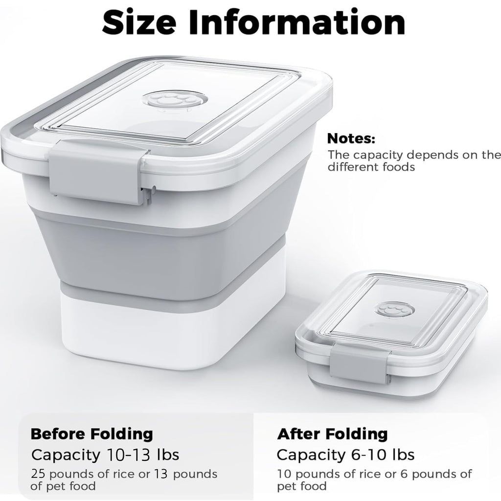 Collapsible Dry Pet Food Bin