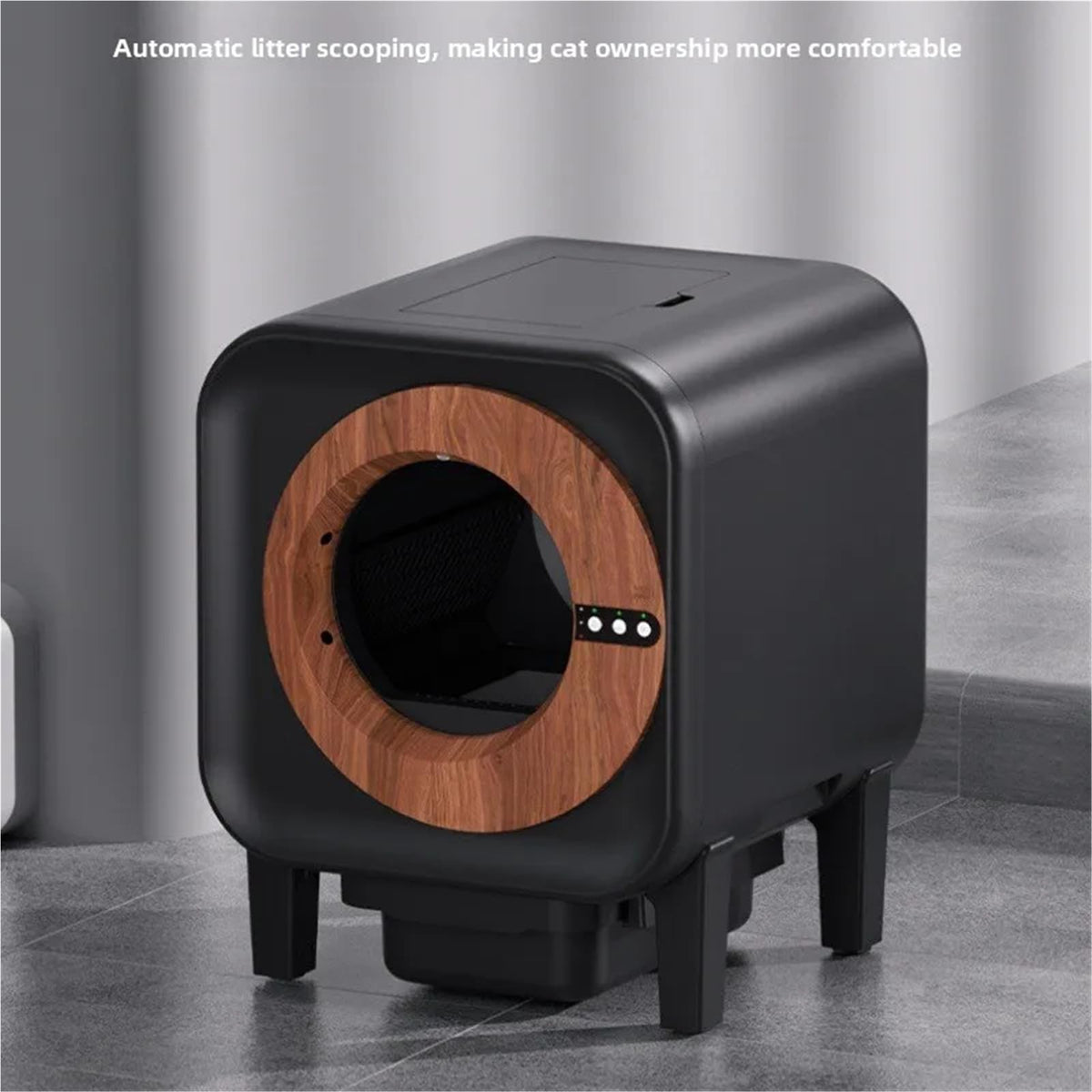 Quick-Rake Self-Cleaning Litter Box