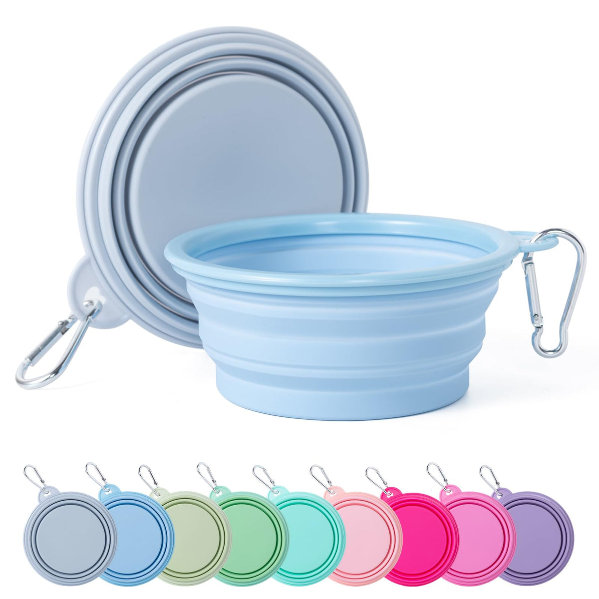 Collapsible Silicone Travel Bowls