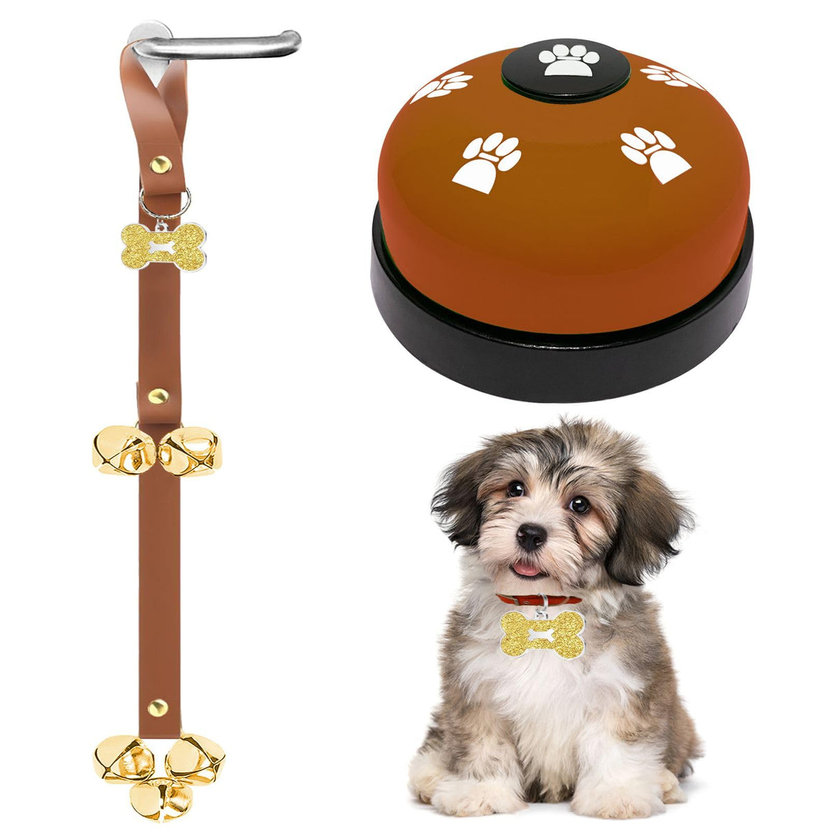 Dog Door Training Bells, 2 Pack