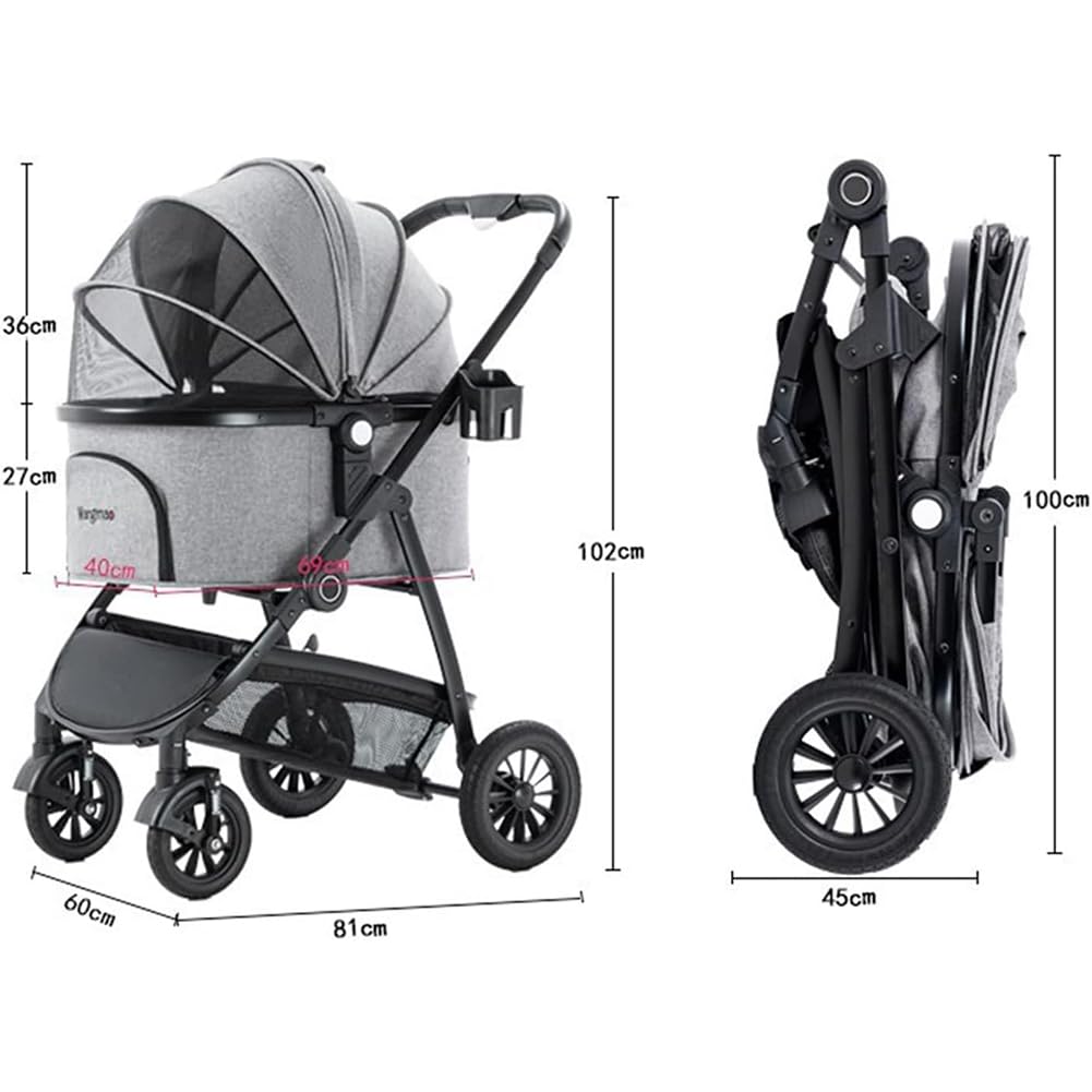 Convertible Pet Stroller & Carrier