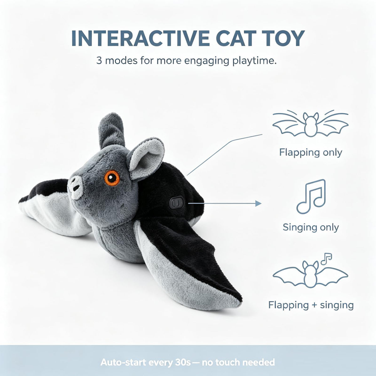 Flapping Bat Pet Toy