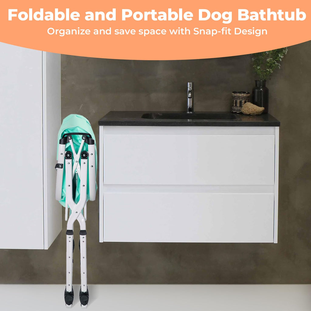 Adjustable Elevated Pet Bath