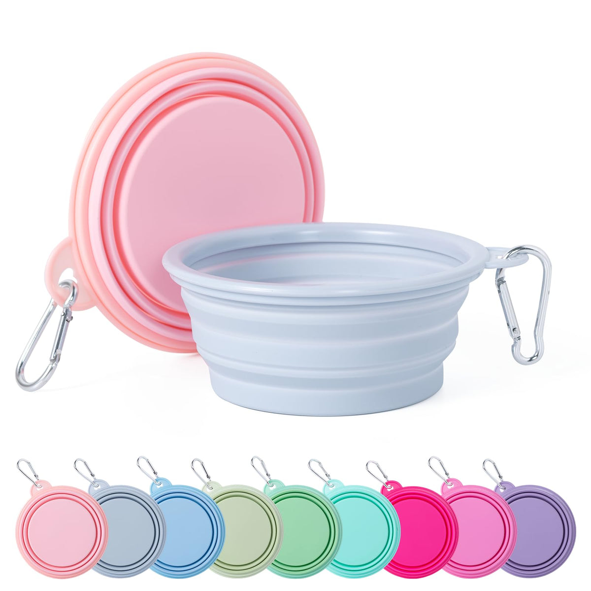 Collapsible Silicone Travel Bowls