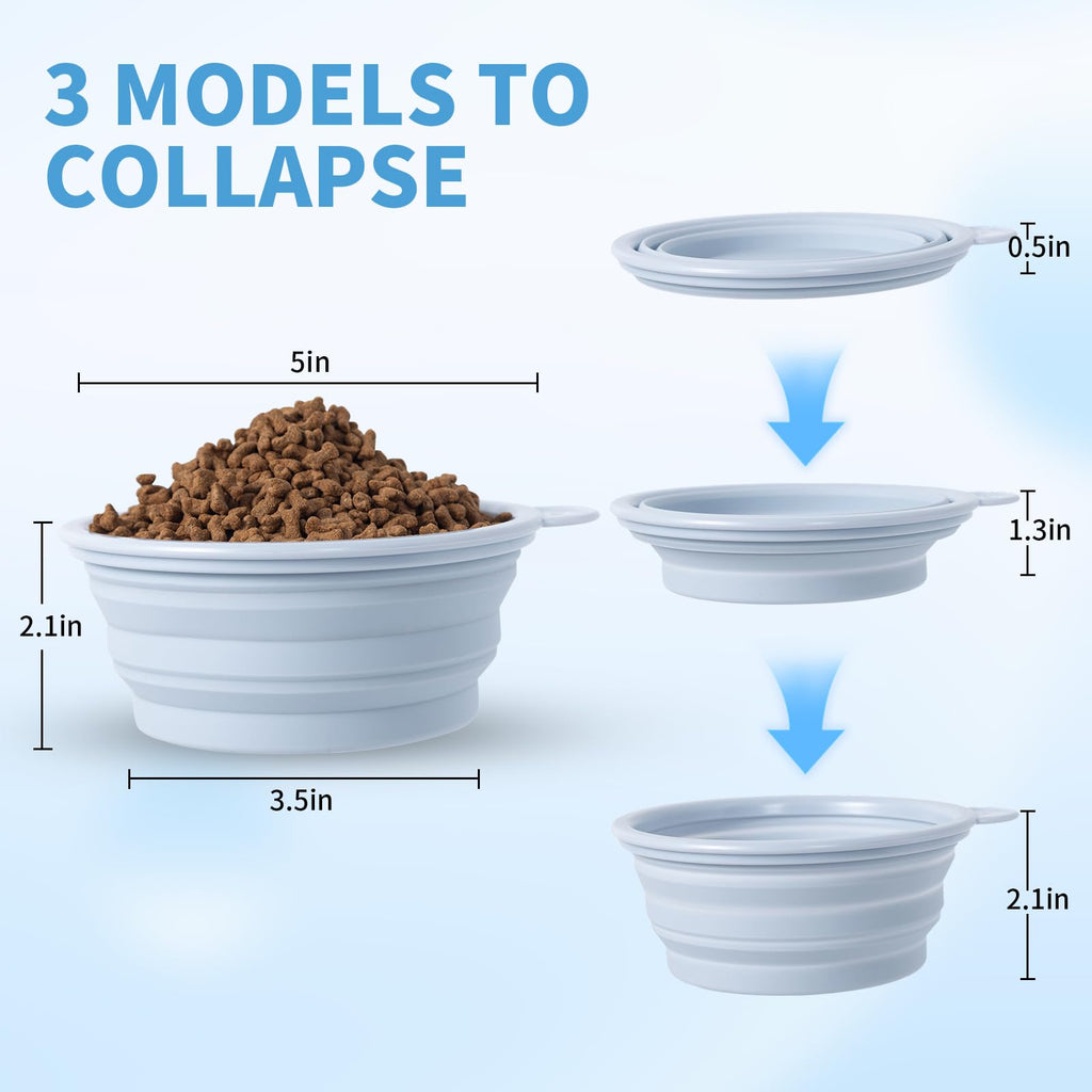 Collapsible Silicone Travel Bowls