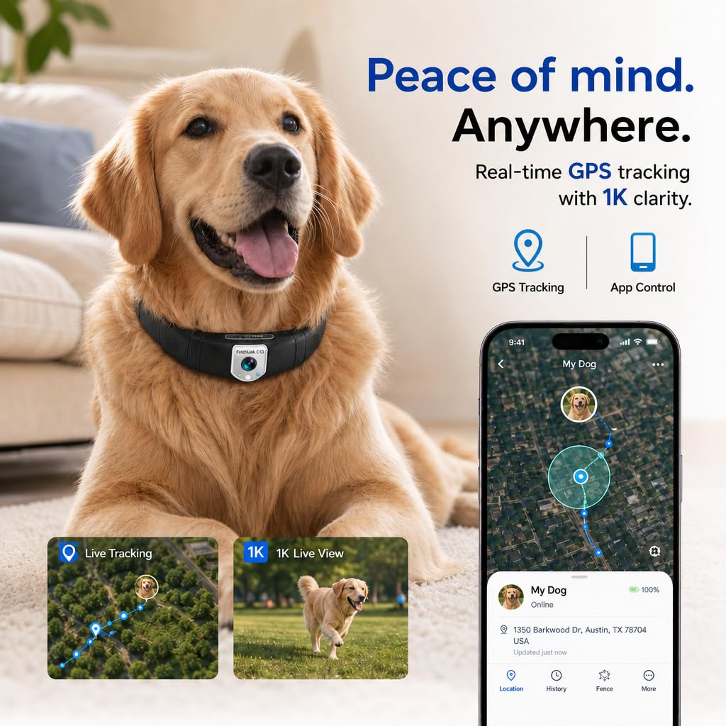 GPS Pet Camera Collar