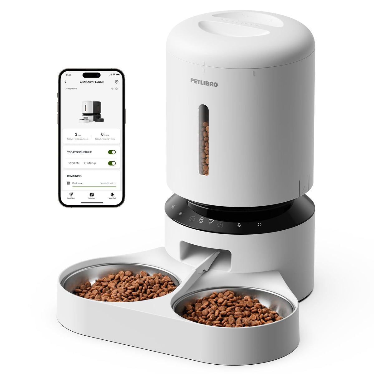 5L Dual-Bowl Automatic Feeder