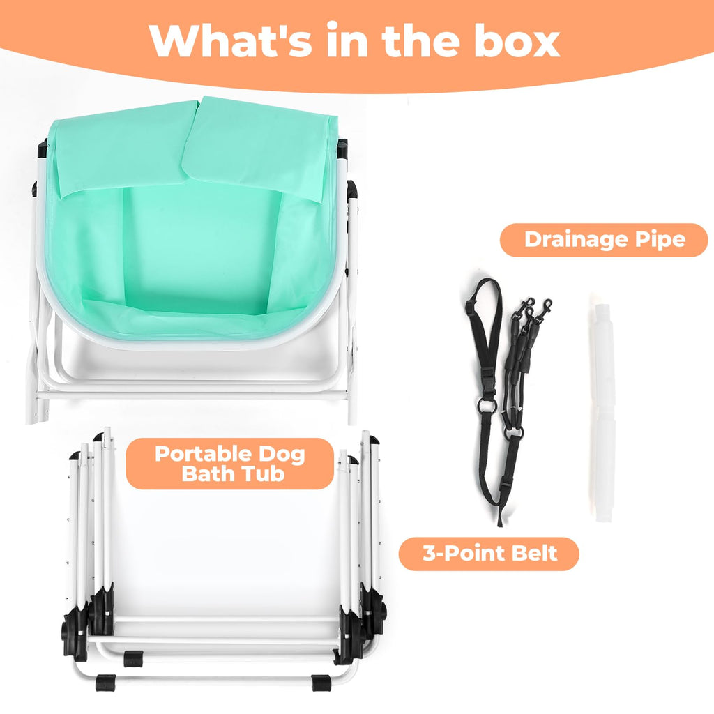 Adjustable Elevated Pet Bath