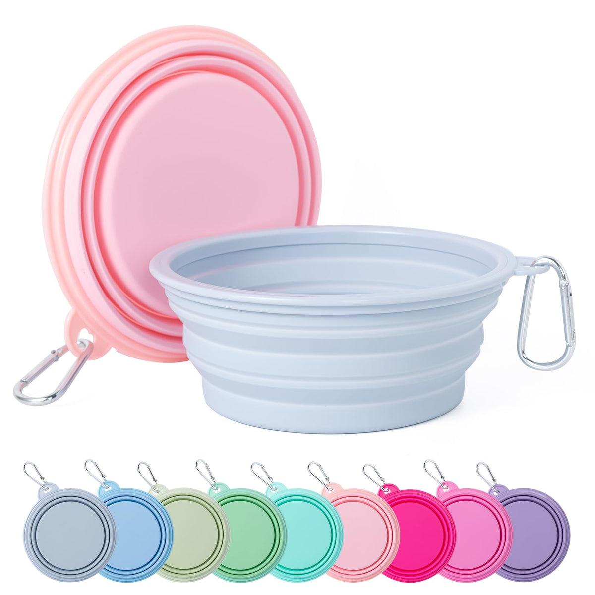 Collapsible Silicone Travel Bowls