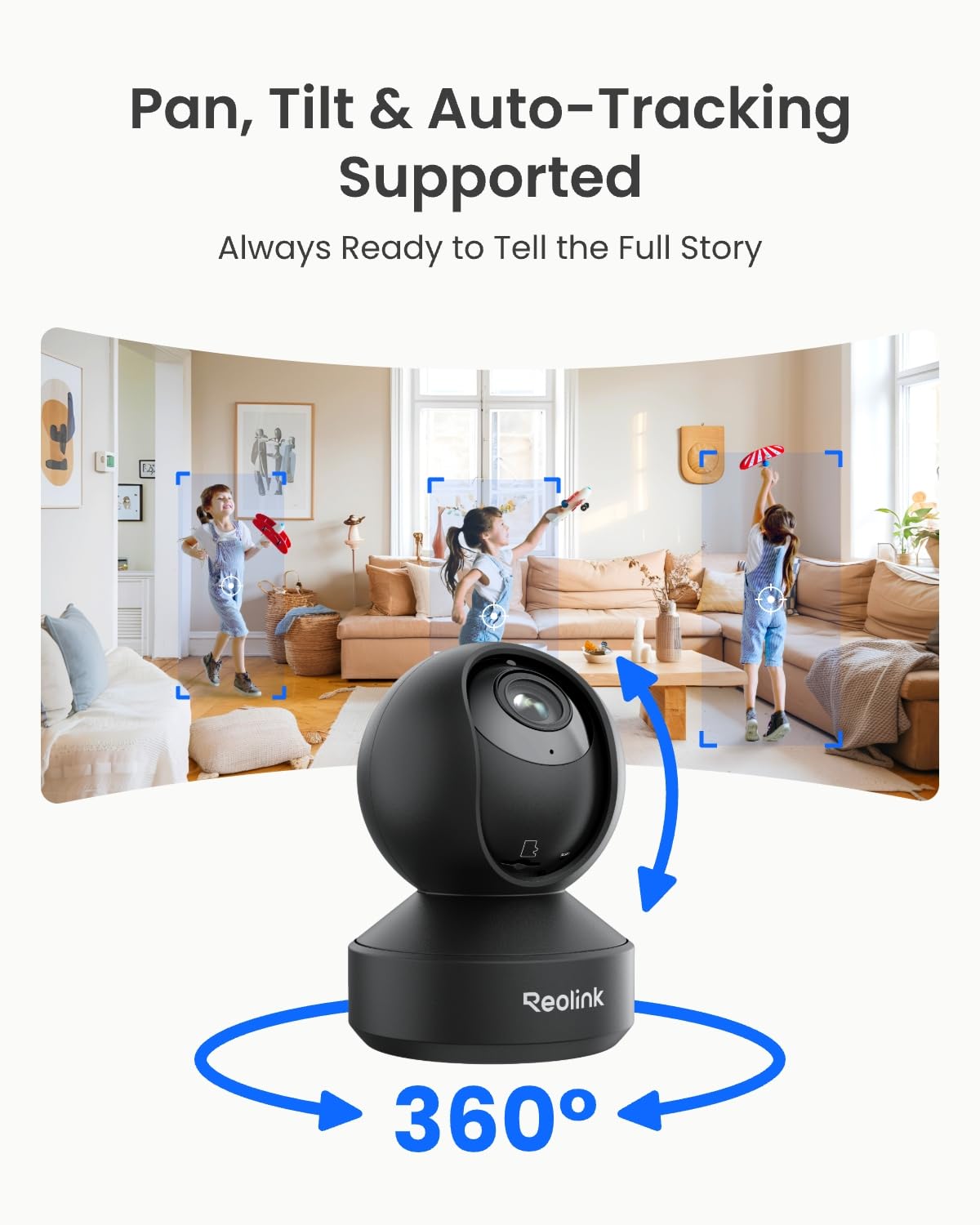 Pan-Tilt Indoor Pet Camera