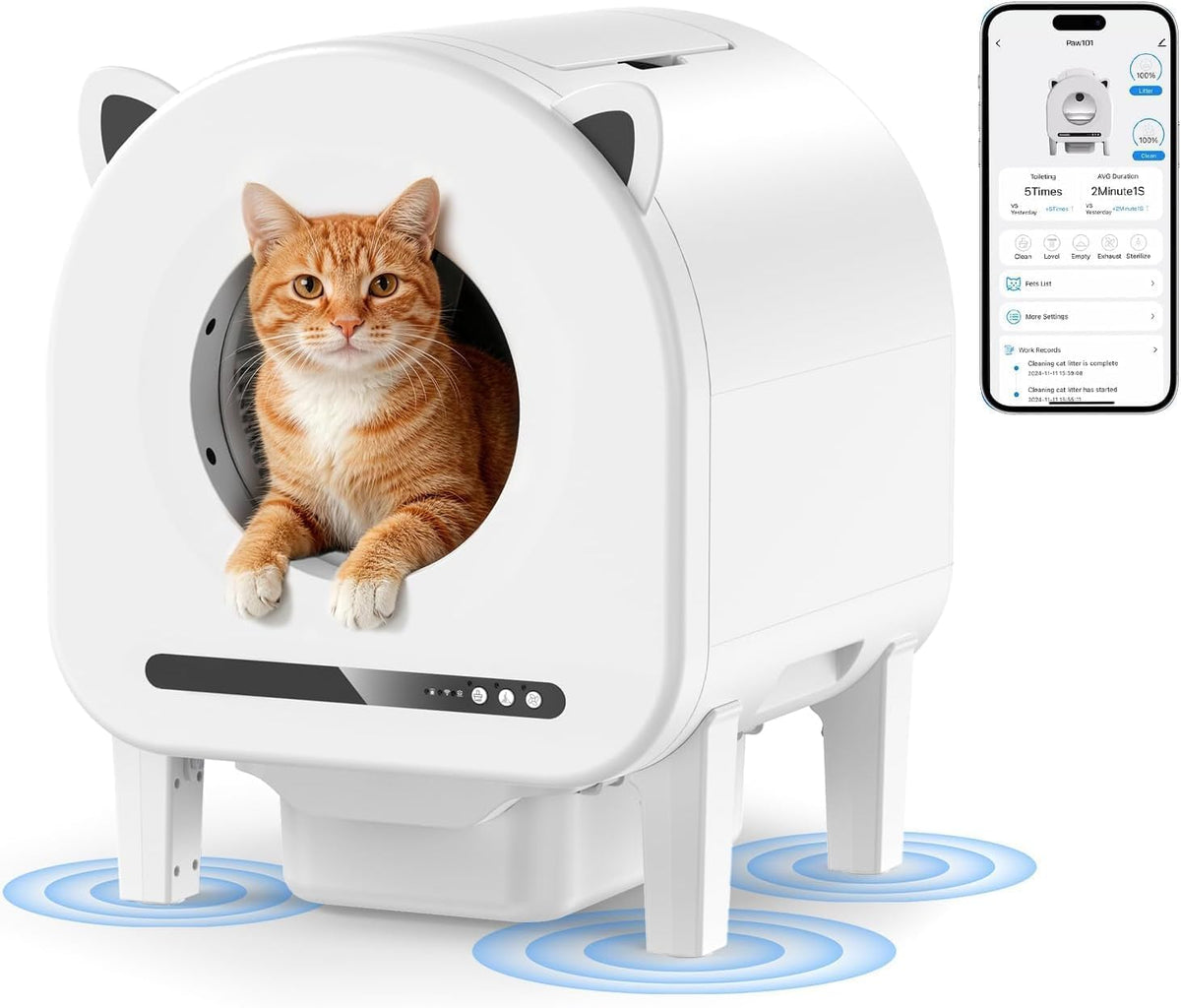 68L App-Controlled Litter Box