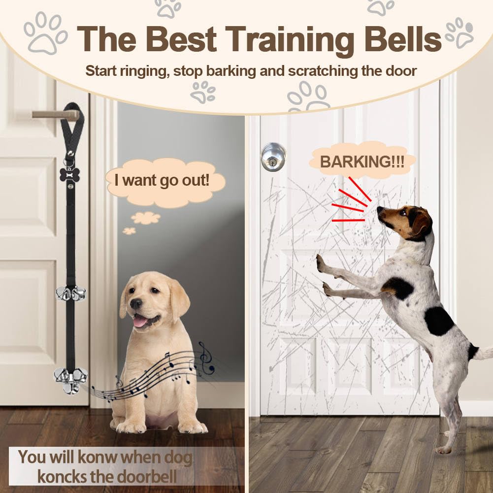Dog Door Training Bells, 2 Pack
