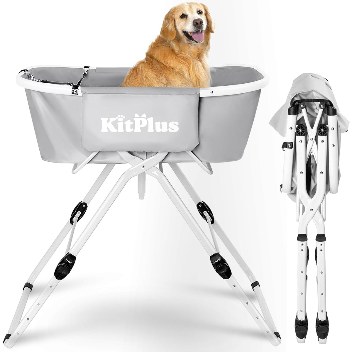 Adjustable Elevated Pet Bath
