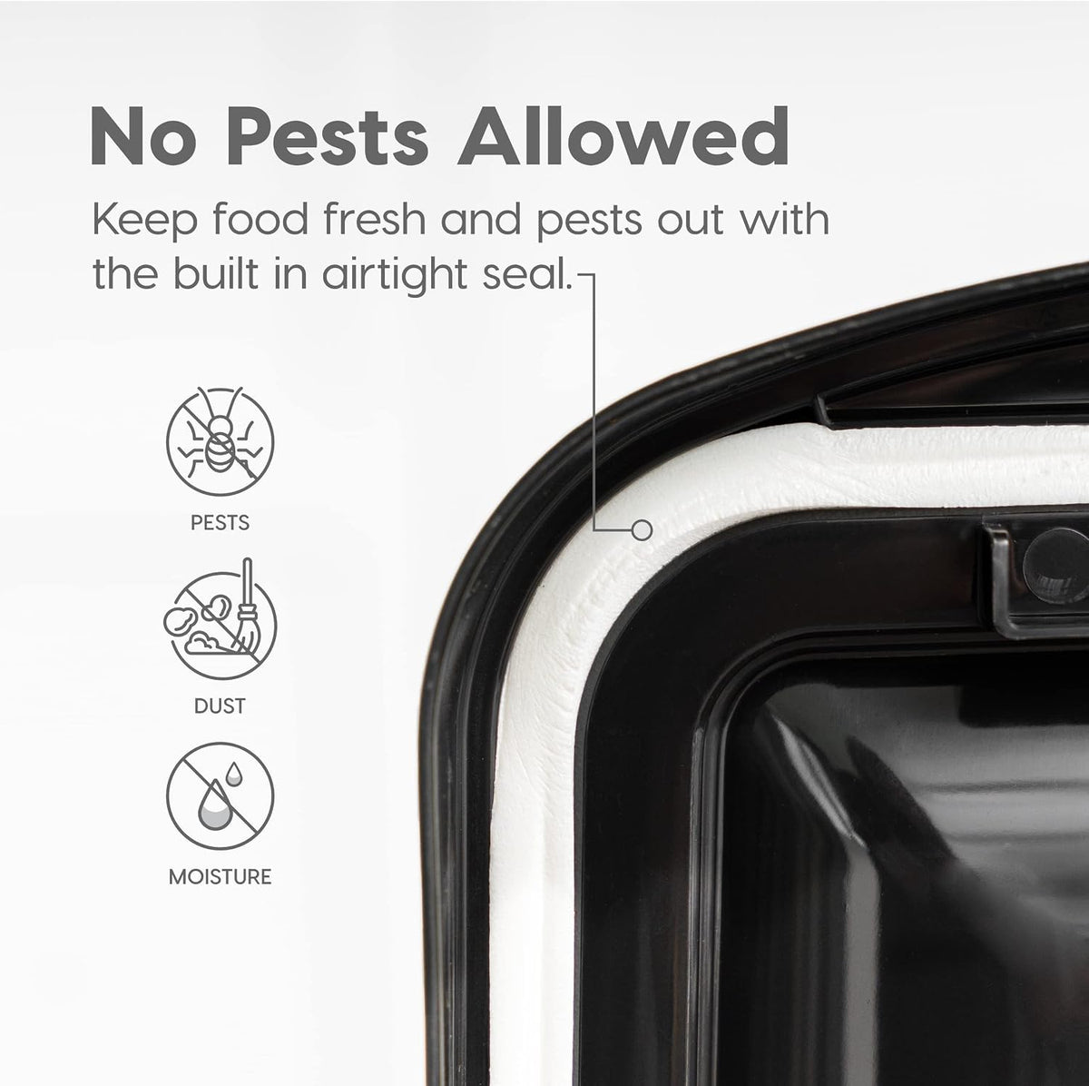 Wheeled Airtight Pet Food Container