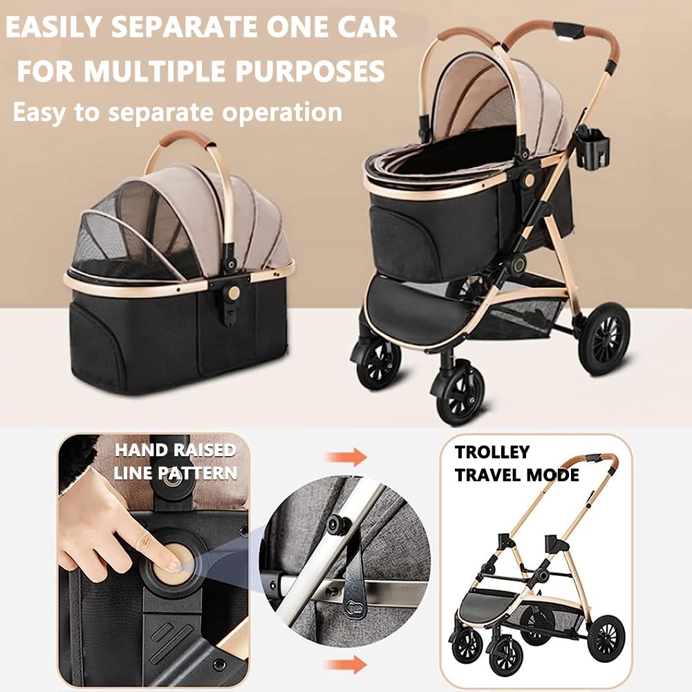 Convertible Pet Stroller & Carrier