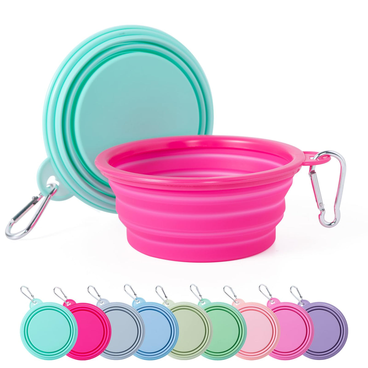 Collapsible Silicone Travel Bowls