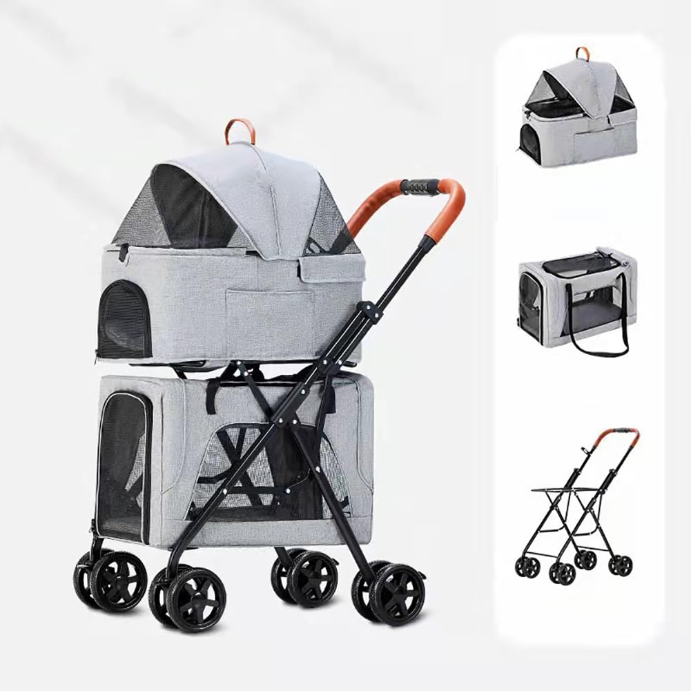 Double-Level Pet Stroller