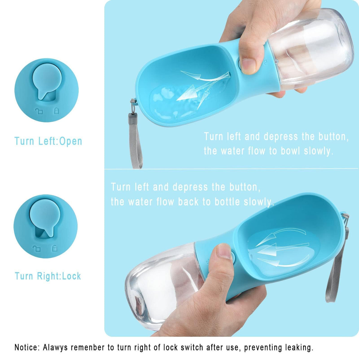 Travel Water Bottle & Food Cup