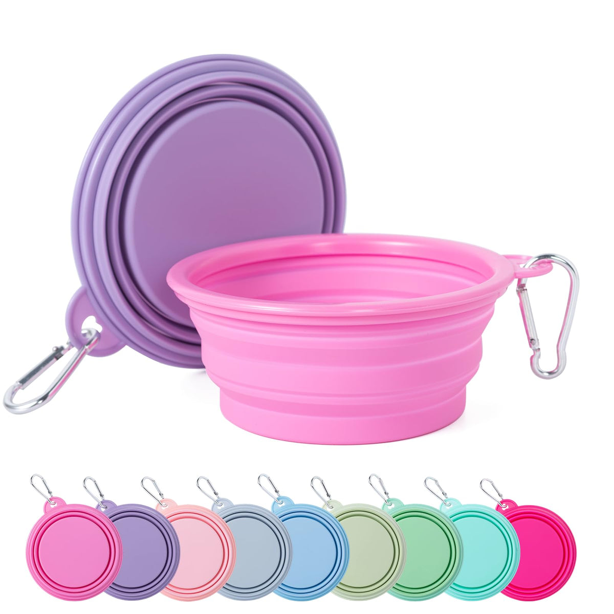 Collapsible Silicone Travel Bowls