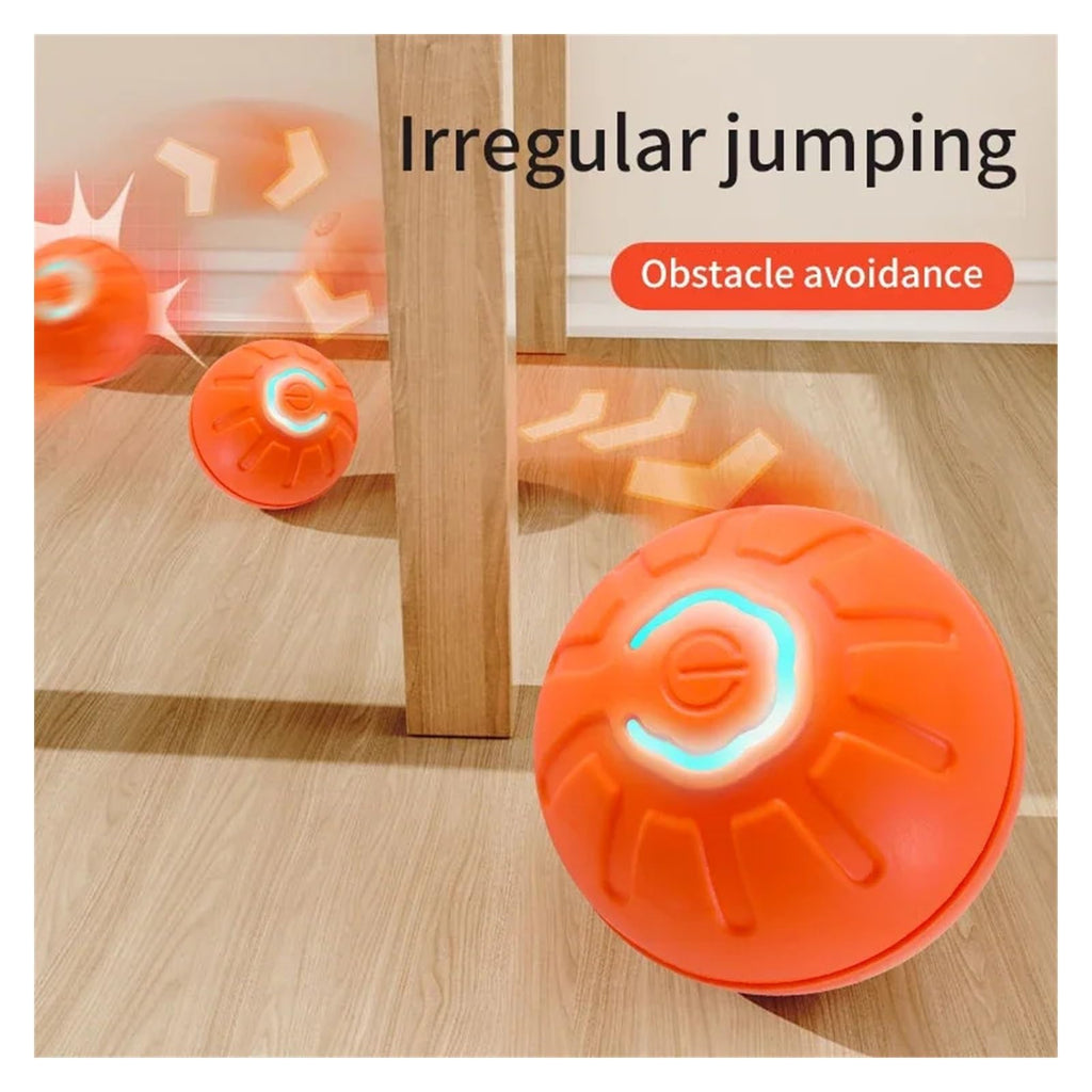 Self-Rolling Pet Play Ball