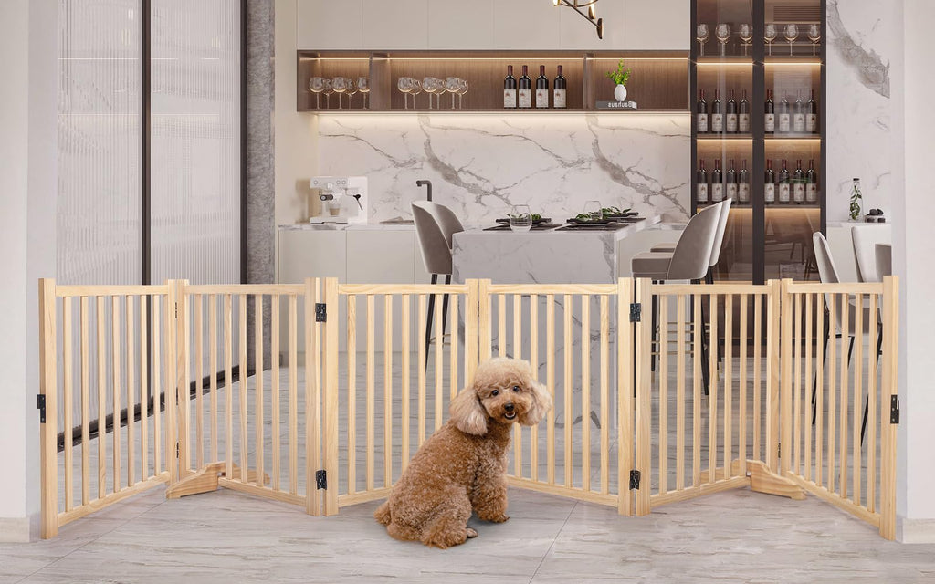 Wooden Step-Over Pet Gate