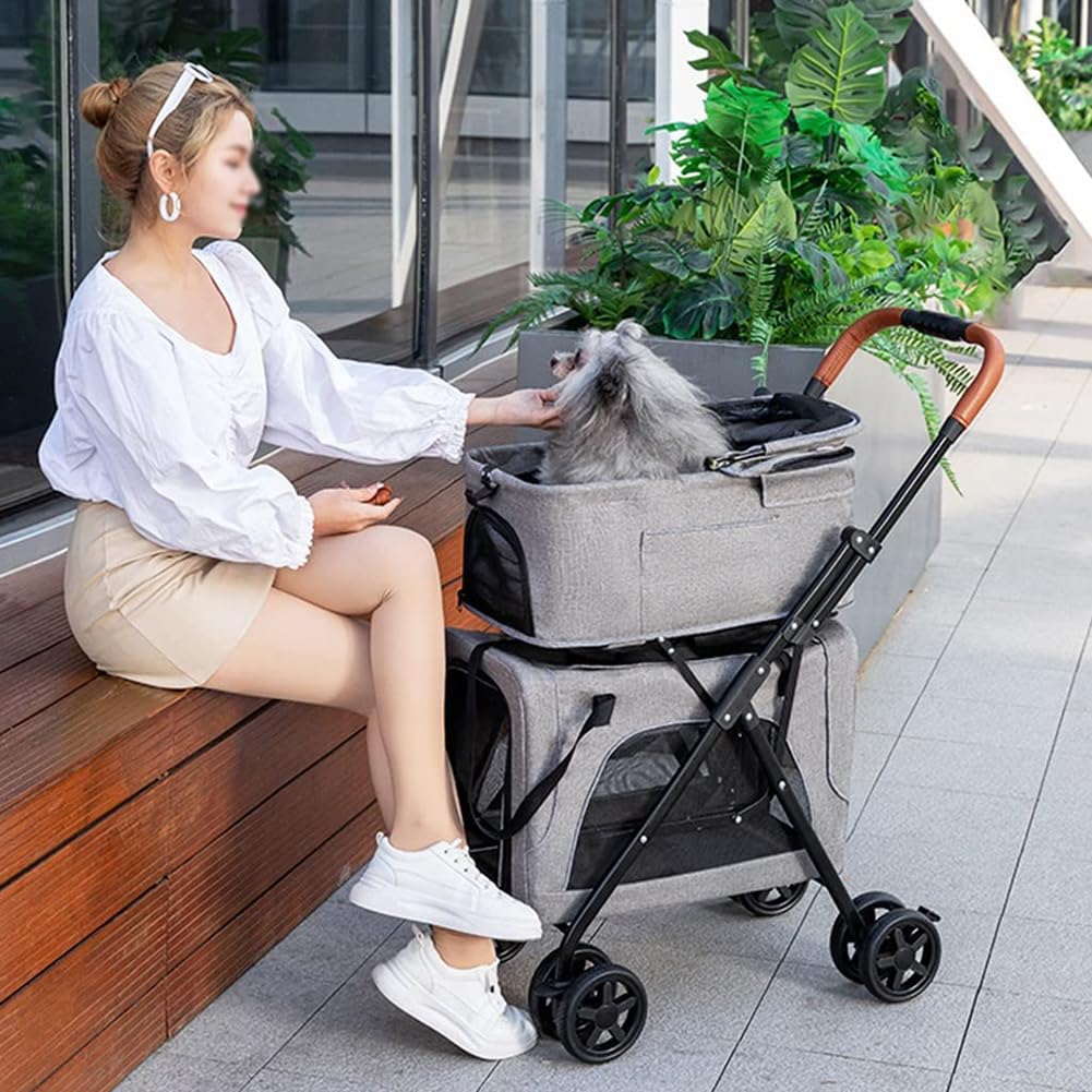Double-Level Pet Stroller