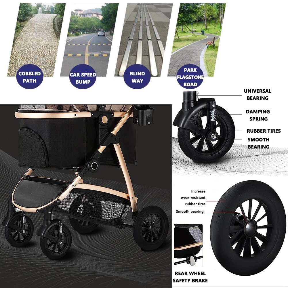 Convertible Pet Stroller & Carrier