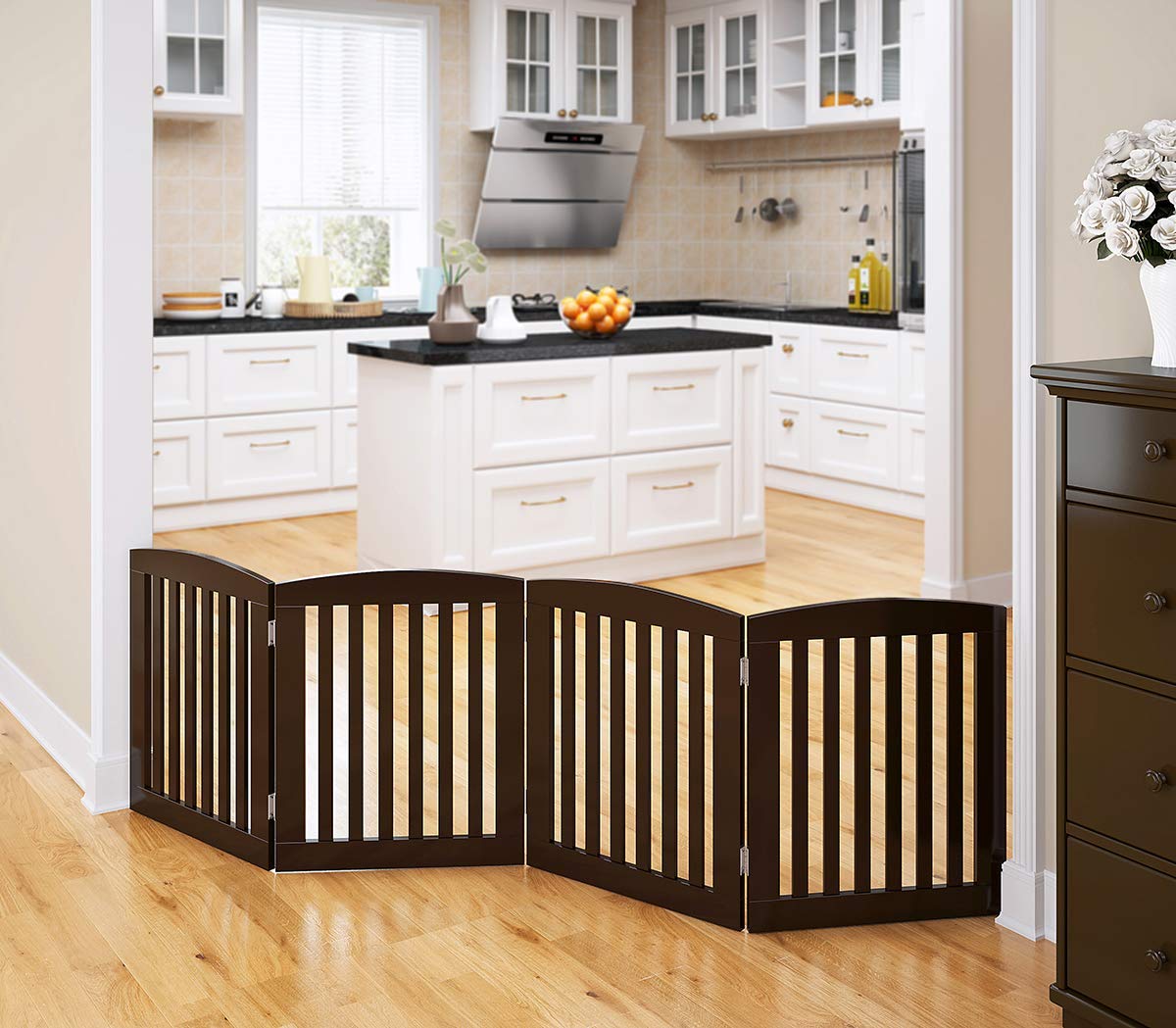 Convertible Wooden Pet Gate