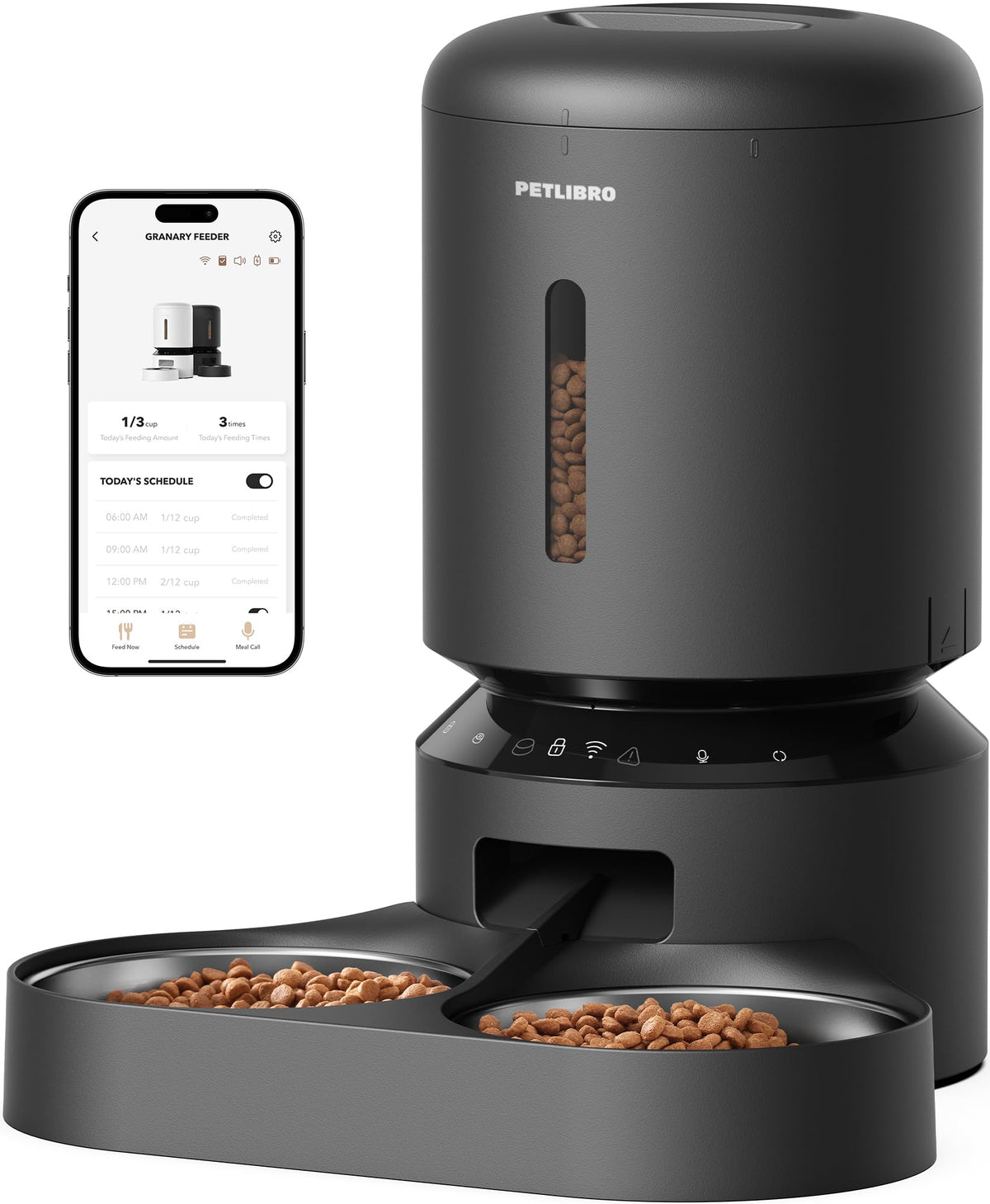 5L Dual-Bowl Automatic Feeder