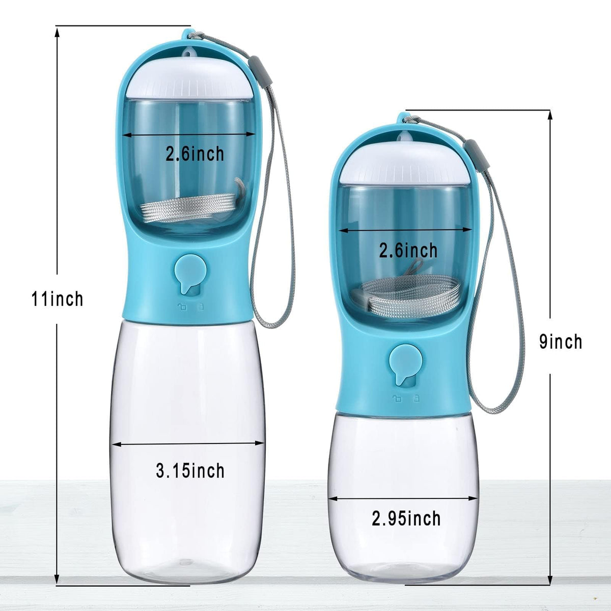 Travel Water Bottle & Food Cup