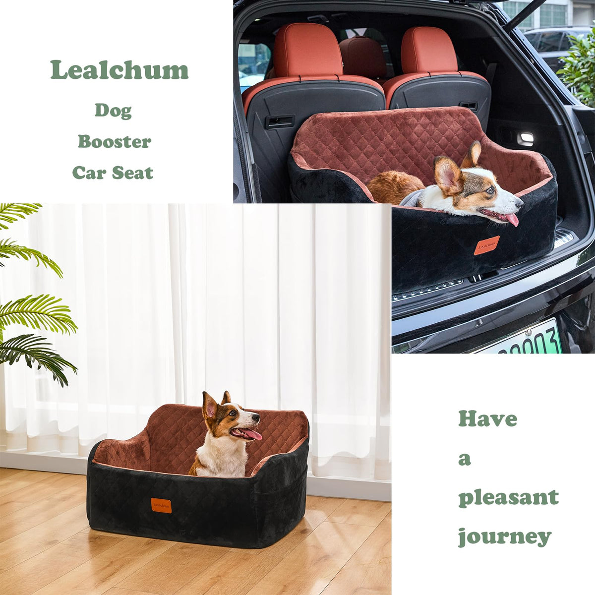 Washable Large Dog Car Seat