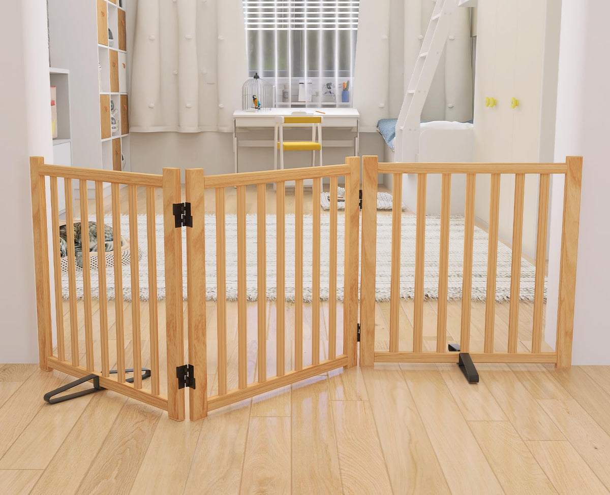 Wooden Step-Over Pet Gate