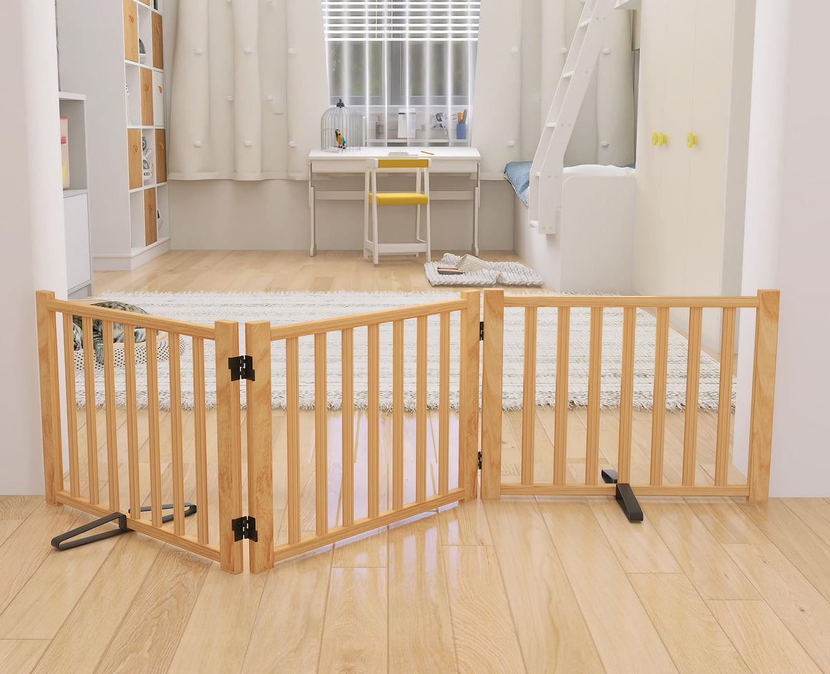 Wooden Step-Over Pet Gate