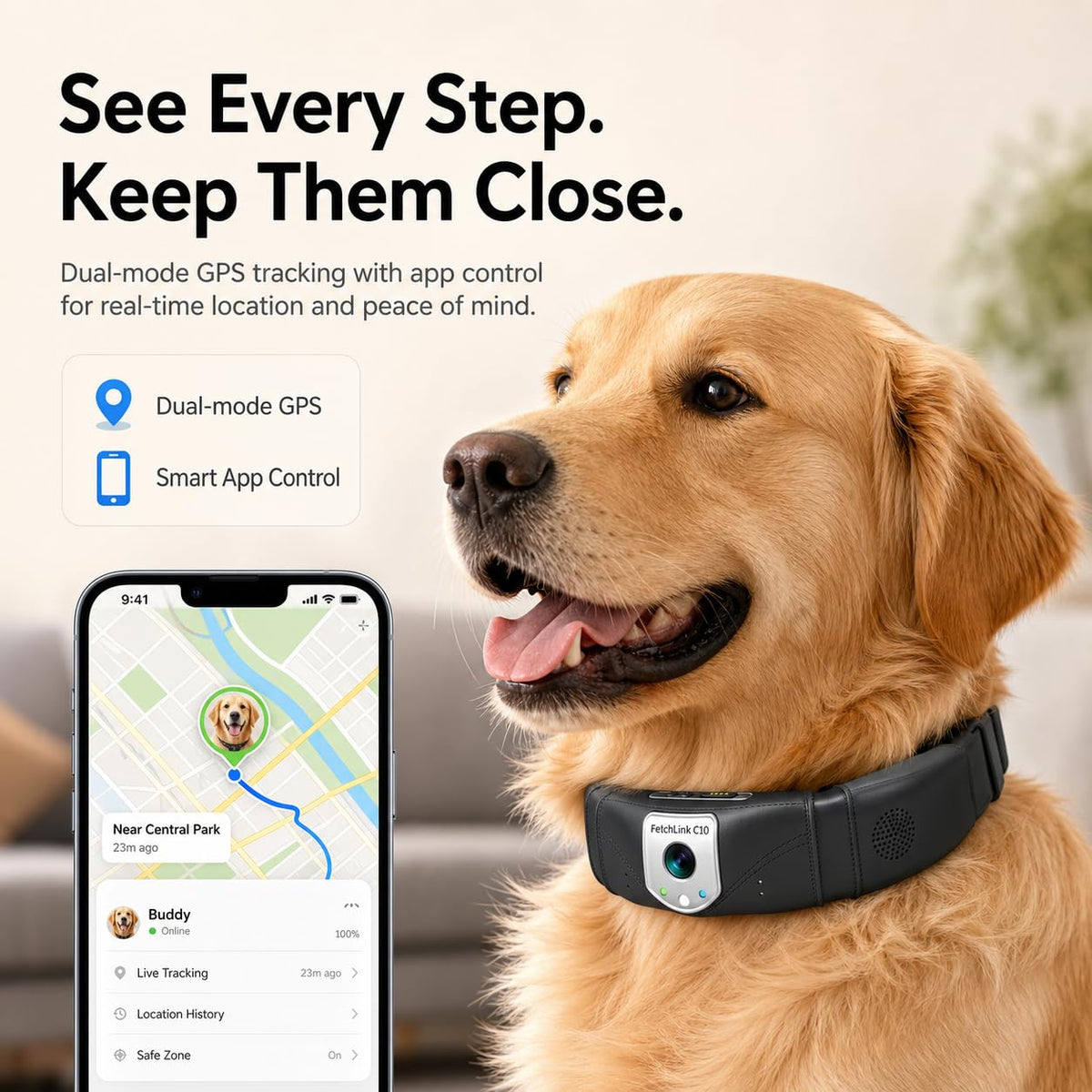GPS Pet Camera Collar