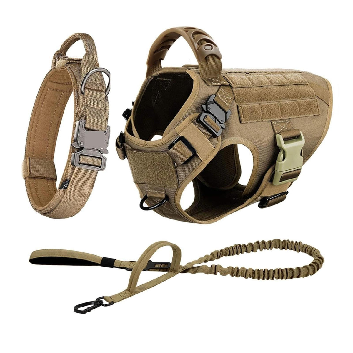 Adjustable Dog Harness, Collar & Leash Set