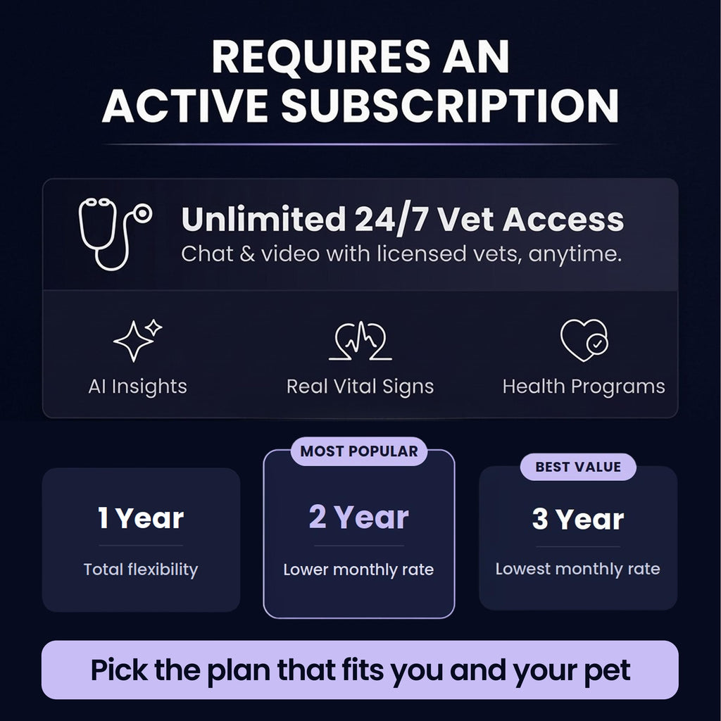 Smart Dog Health & GPS Collar