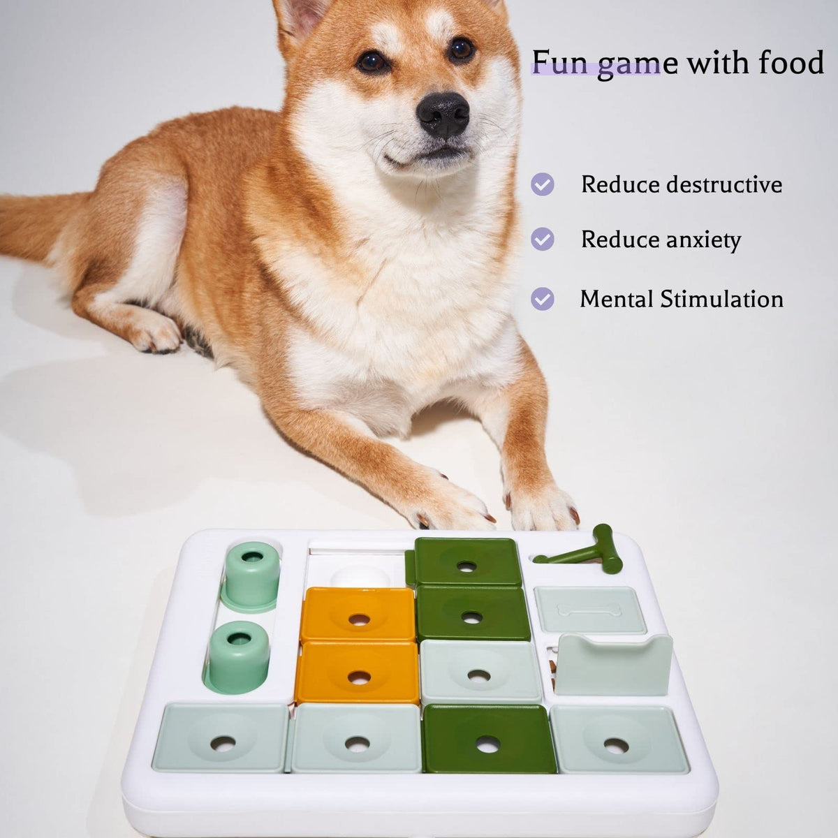 Multi-Level Dog Treat Puzzle