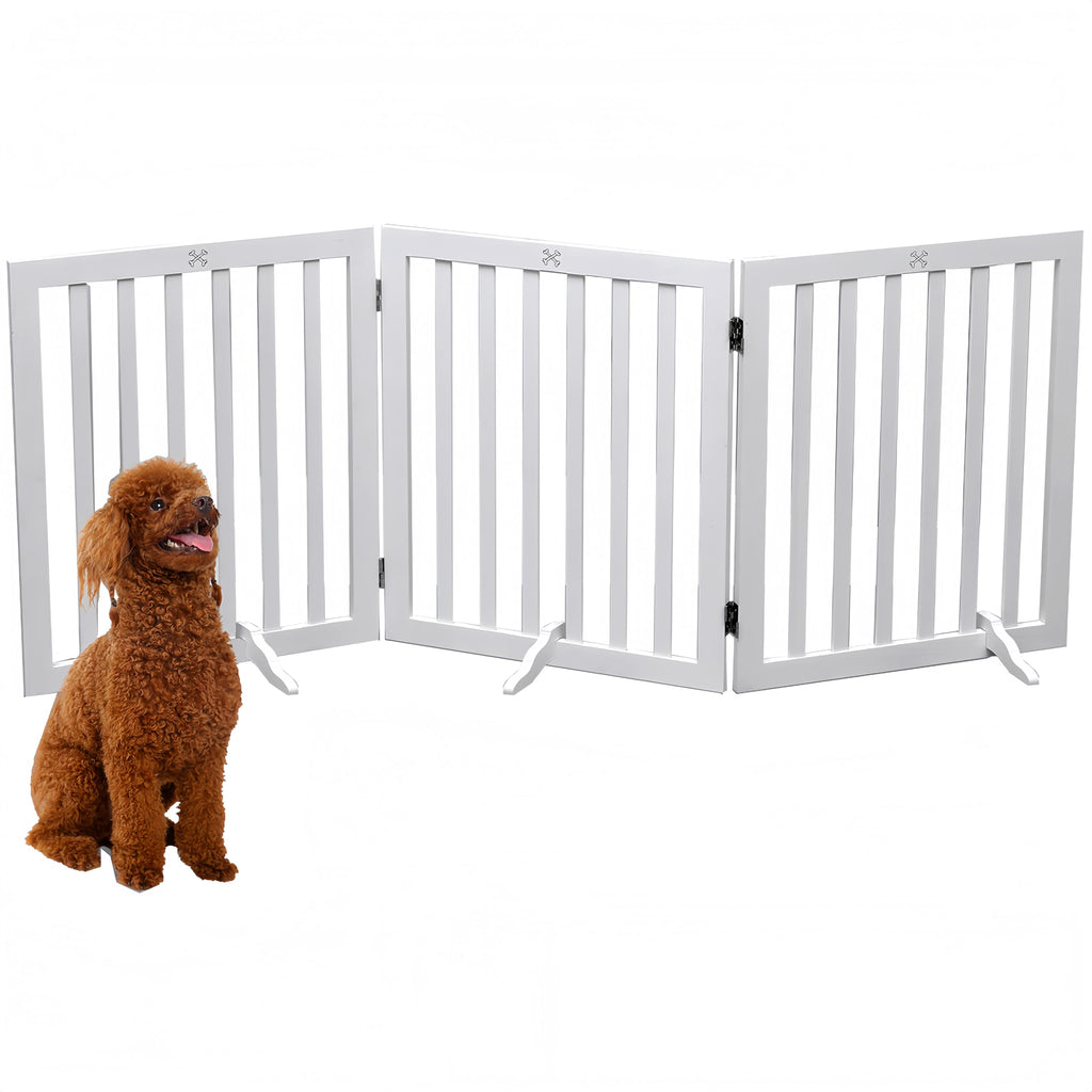 3-Panel Freestanding Pet Gate