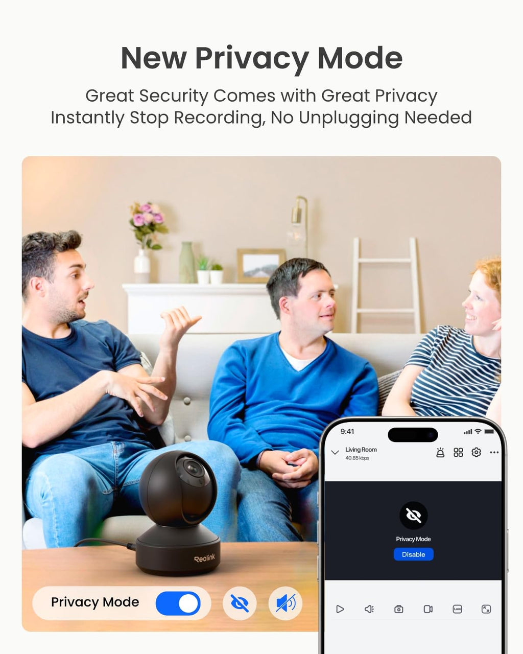 Pan-Tilt Indoor Pet Camera