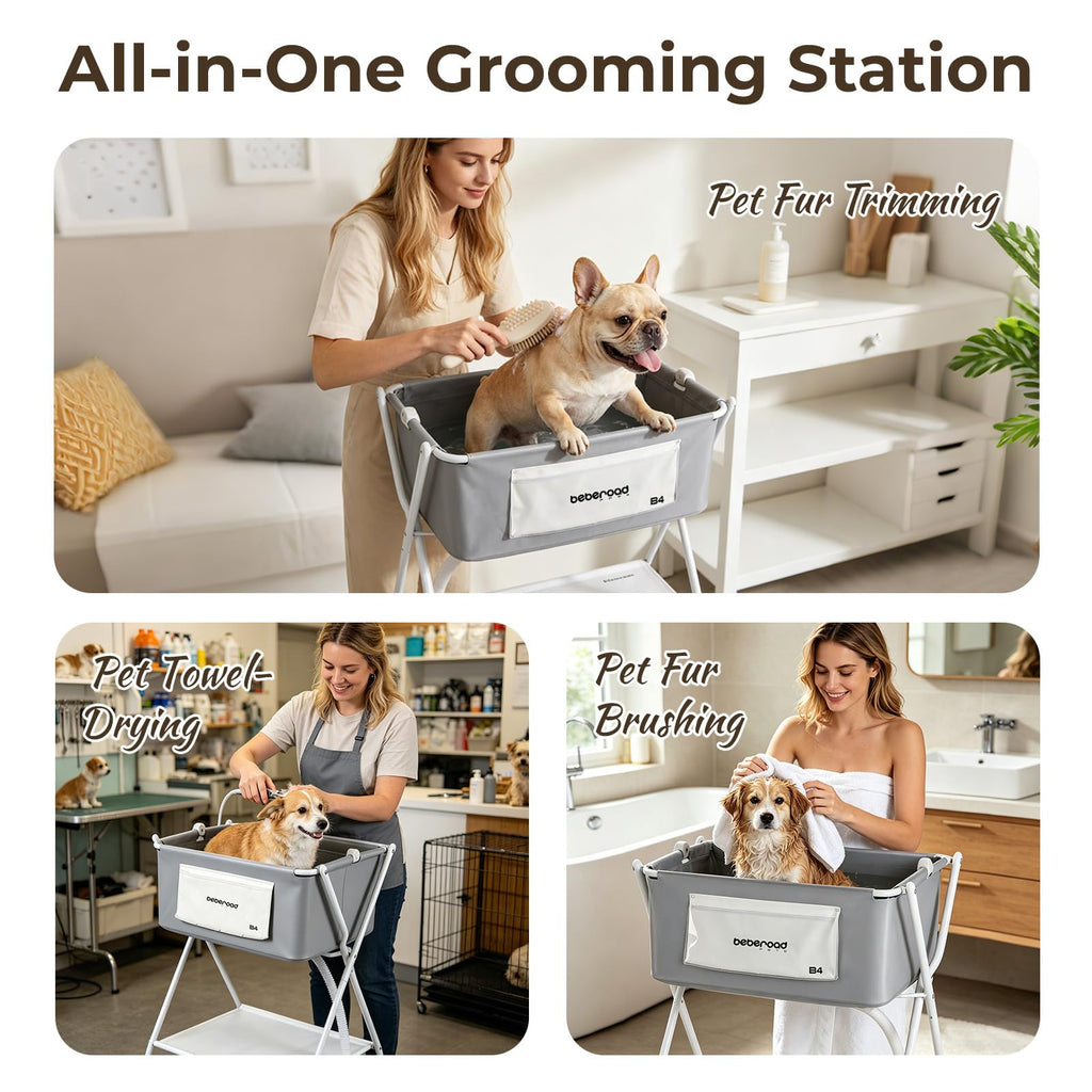 Collapsible Pet Bath Station
