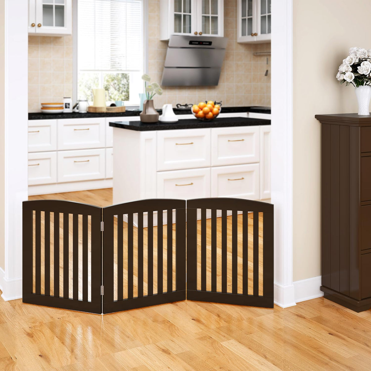 Convertible Wooden Pet Gate