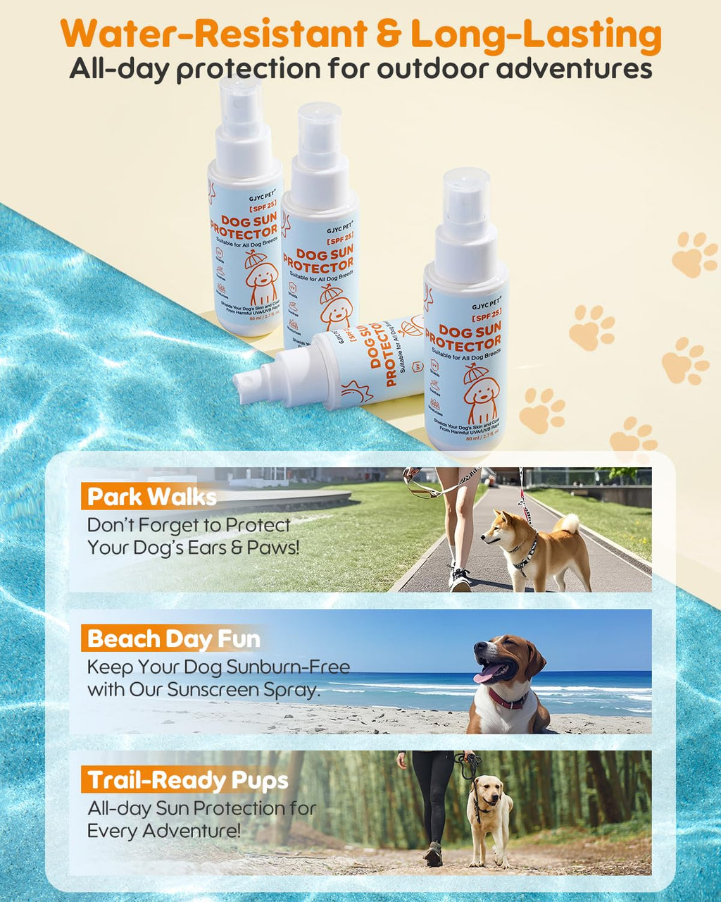 SPF 25 Dog Sunscreen Spray